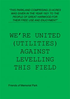  - May 2023 - Public information poster campaign.