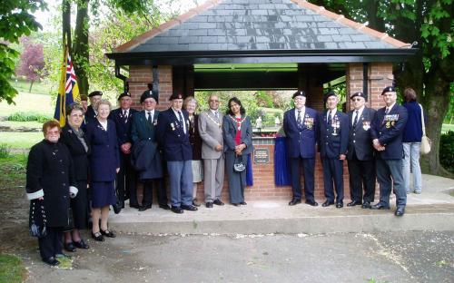  - The unveiling of the new plaque on 6th May 2007